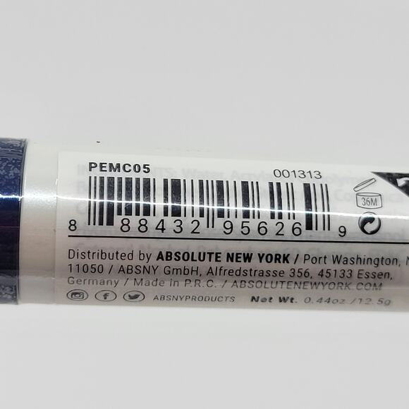 Absolute Poppy & Ivy Mascara Color Topcoat Blue Water Resistant New, sealed - Picture 9 of 9